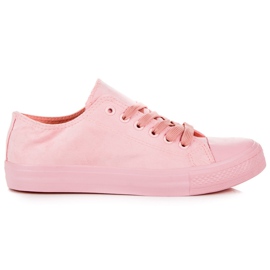 Seastar Tênis com atacadores de camurça rosa Seastar Tênis com atacadores de camurça rosa