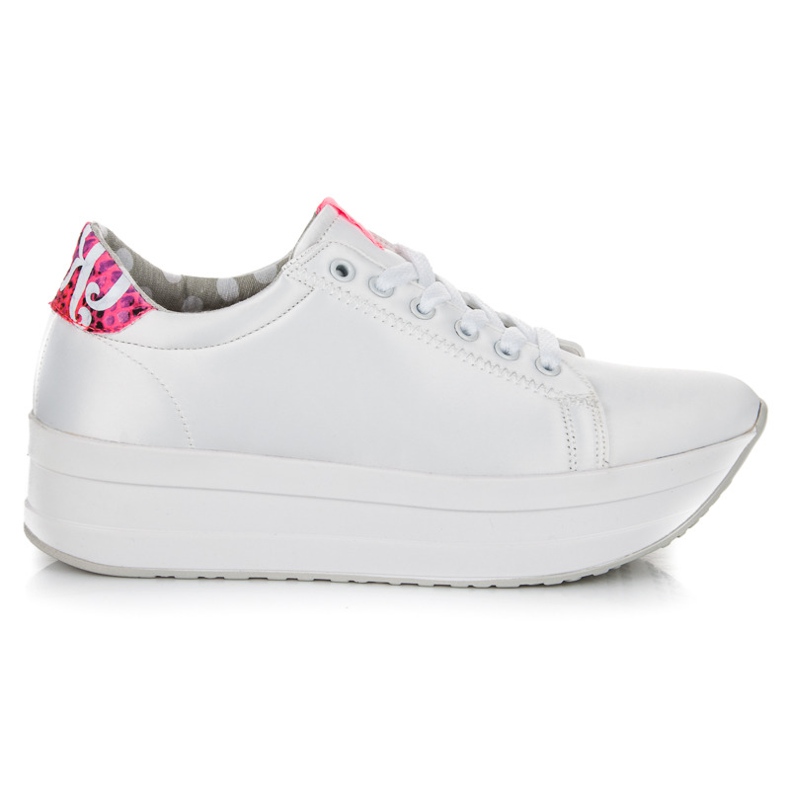 Kylie Tênis brancos na plataforma