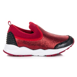 Kylie Sapatilhas slip-on vermelho