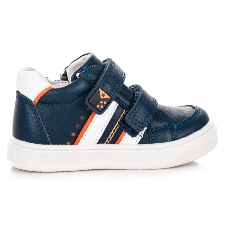 American Club Sapatos de velcro azul marinho