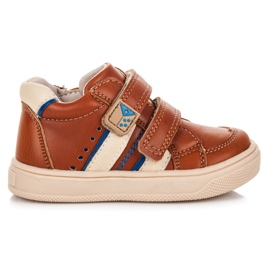 American Club Botas marrons em velcro marrom