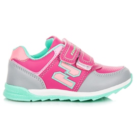 Hasby Sapatilhas com velcro rosa Hasby Sapatilhas com velcro rosa