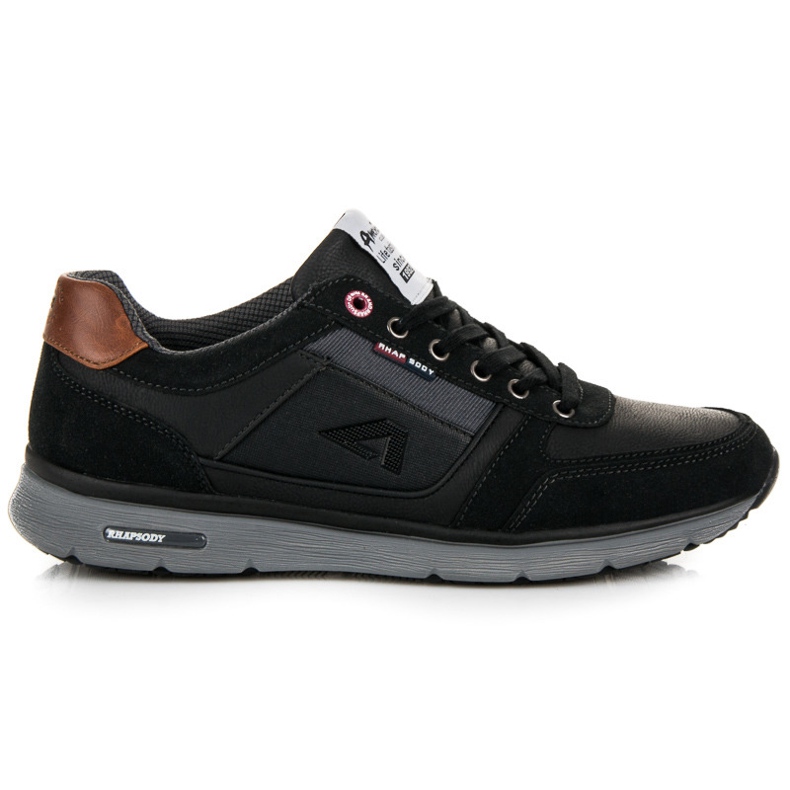 American Club Sapatos masculinos negros preto