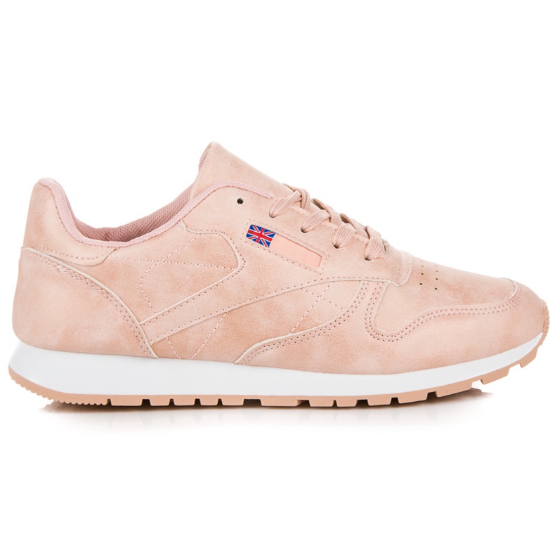 Muto Tênis esportivos amarrados rosa