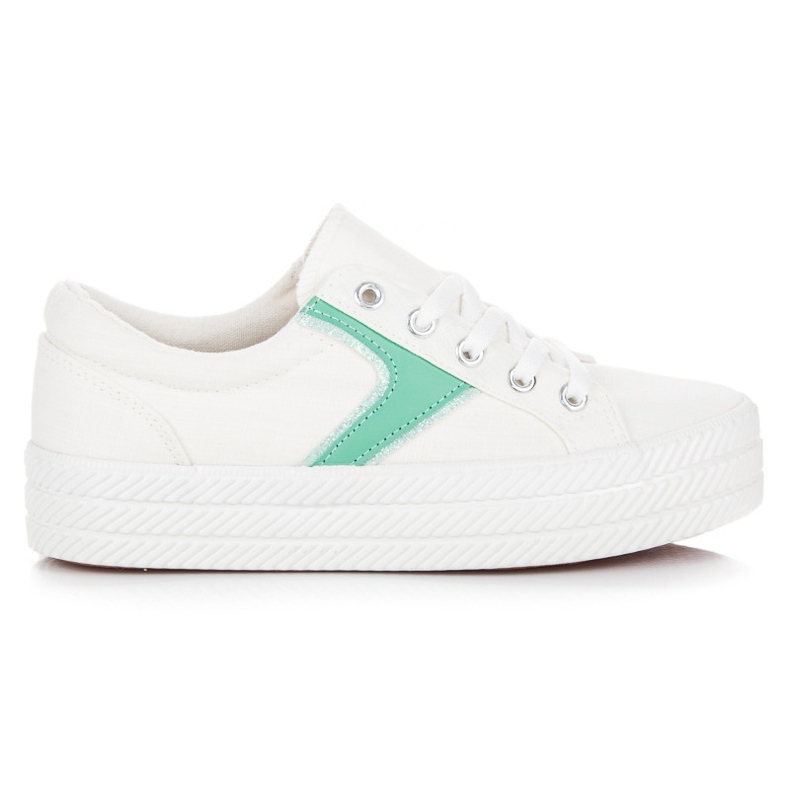 Kylie Tênis na plataforma branco