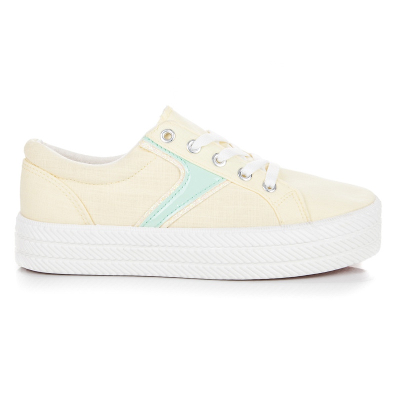 Kylie Tênis na plataforma amarelo