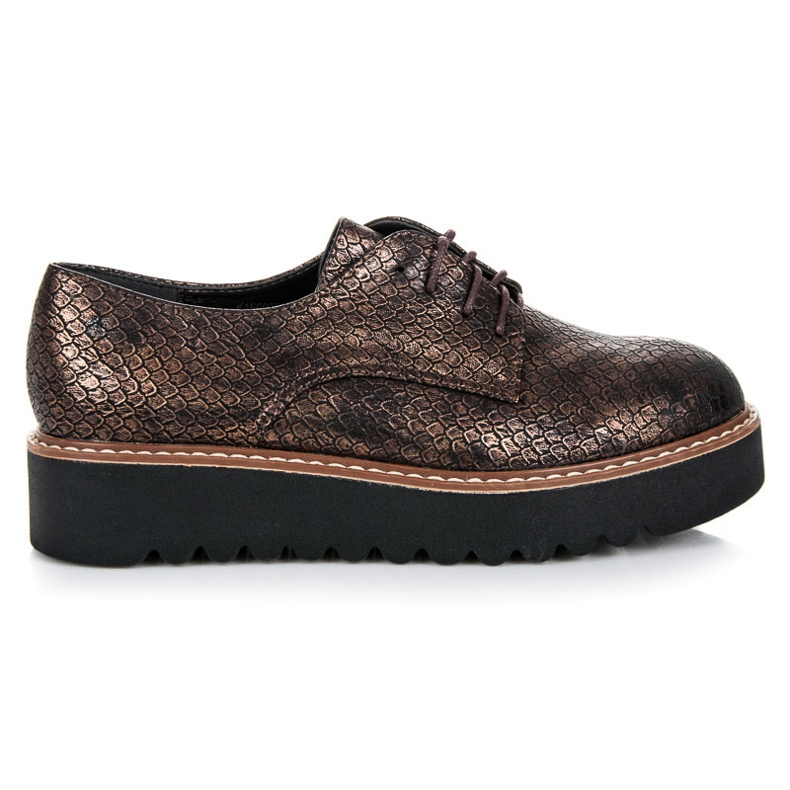 Kylie Sapatos de plataforma castanho