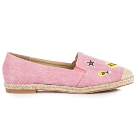 Seastar Alpargatas com patches rosa