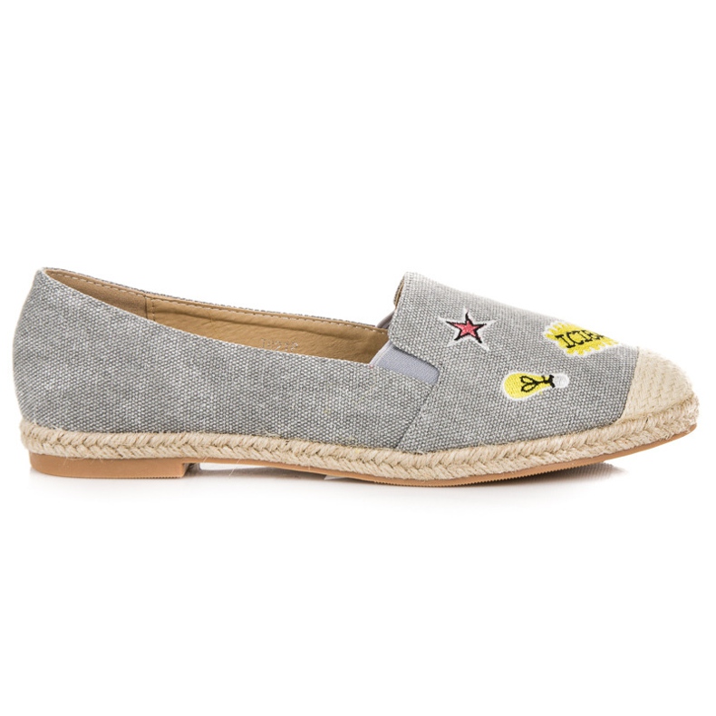 Seastar Alpargatas com patches cinza
