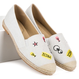 Seastar Alpargatas com patches branco