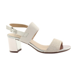 Sandálias Caprice sapatos de mulher 28302 castanho amarelo Sandálias Caprice sapatos de mulher 28302 castanho amarelo