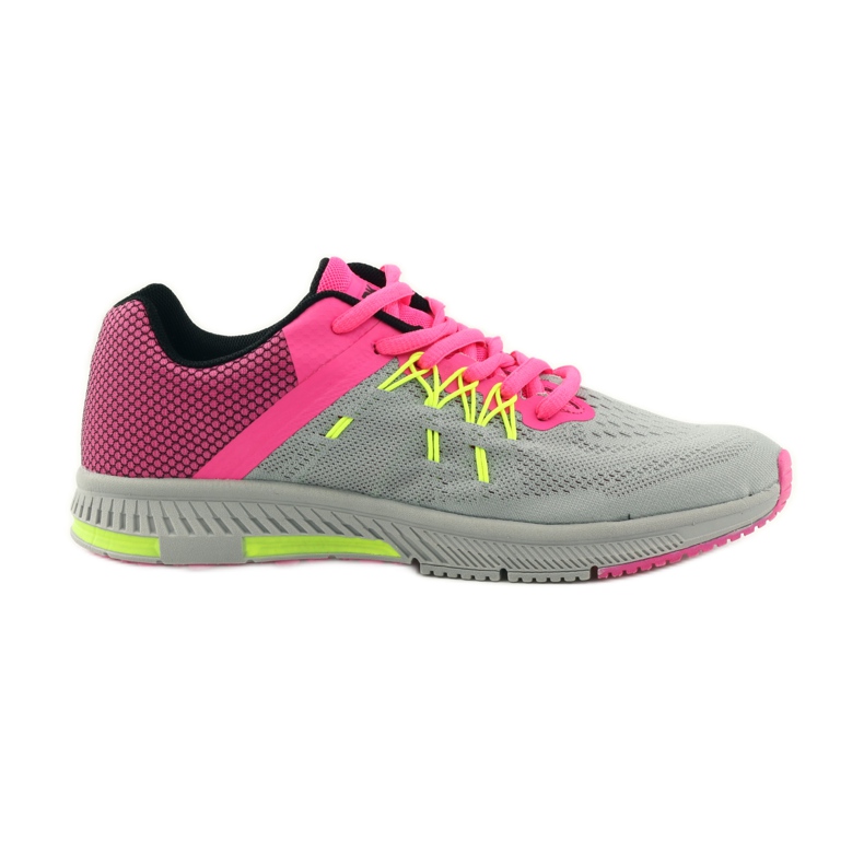 Esporte feminino super leve DK 14290 cinza/rosa