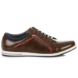 Mckeylor sapatos marrons casuais castanho