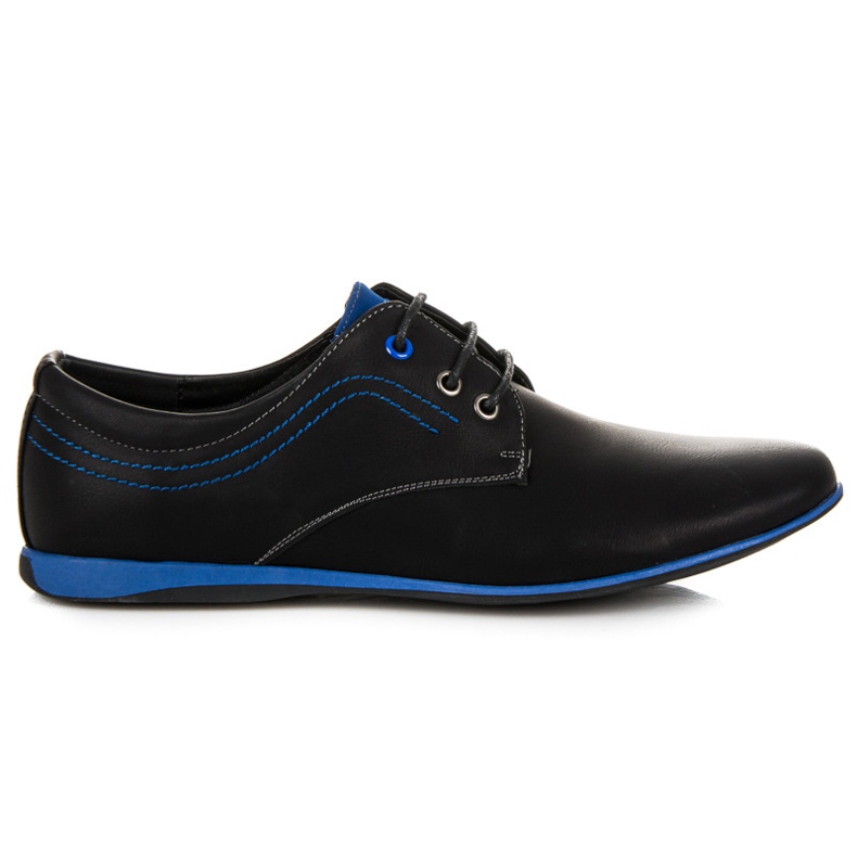 Mckeylor sapatos masculinos amarrados preto