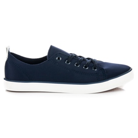 Camo tênis feminino têxtil azul Camo tênis feminino têxtil azul