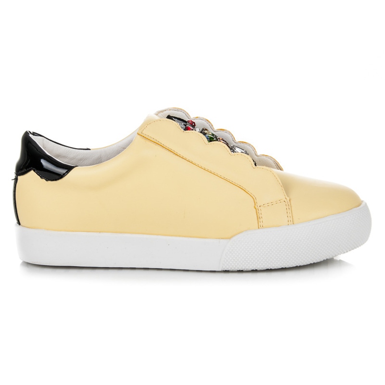 Vices Tênis slip-on com corujas amarelo Vices Tênis slip-on com corujas amarelo