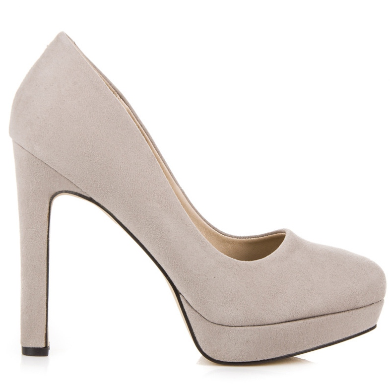 Vices Salto de camurça na plataforma cinza