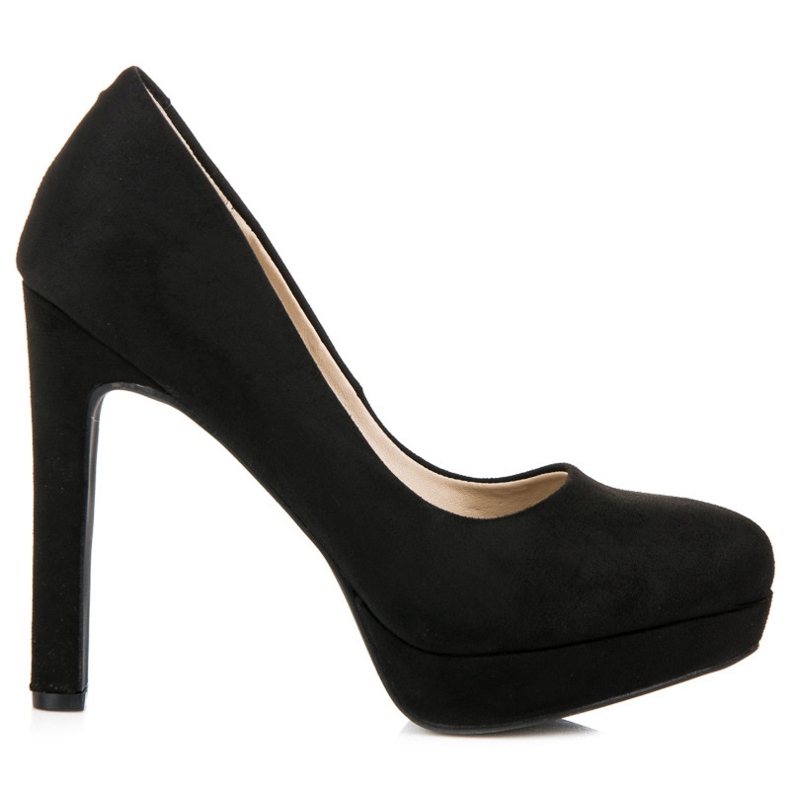 Vices Salto de camurça na plataforma preto