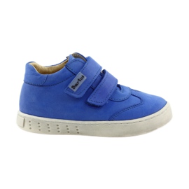 Sapatos de menino com velcro Bartuś azul Sapatos de menino com velcro Bartuś azul