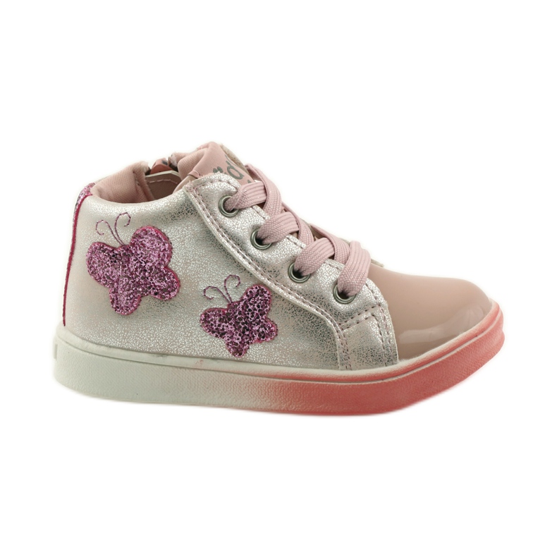 American Club Borboletas americanas para meninas esportivas rosa cinza