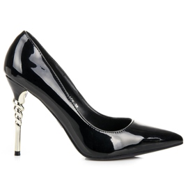 Seastar Stilettos com salto decorativo preto