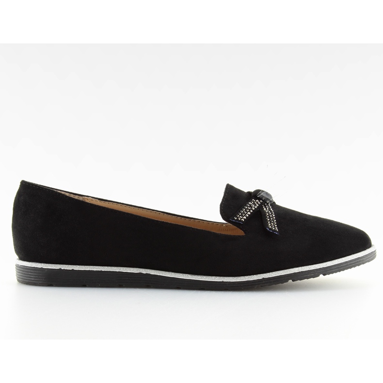 Mocassins de mulher negra JN-182 preto
