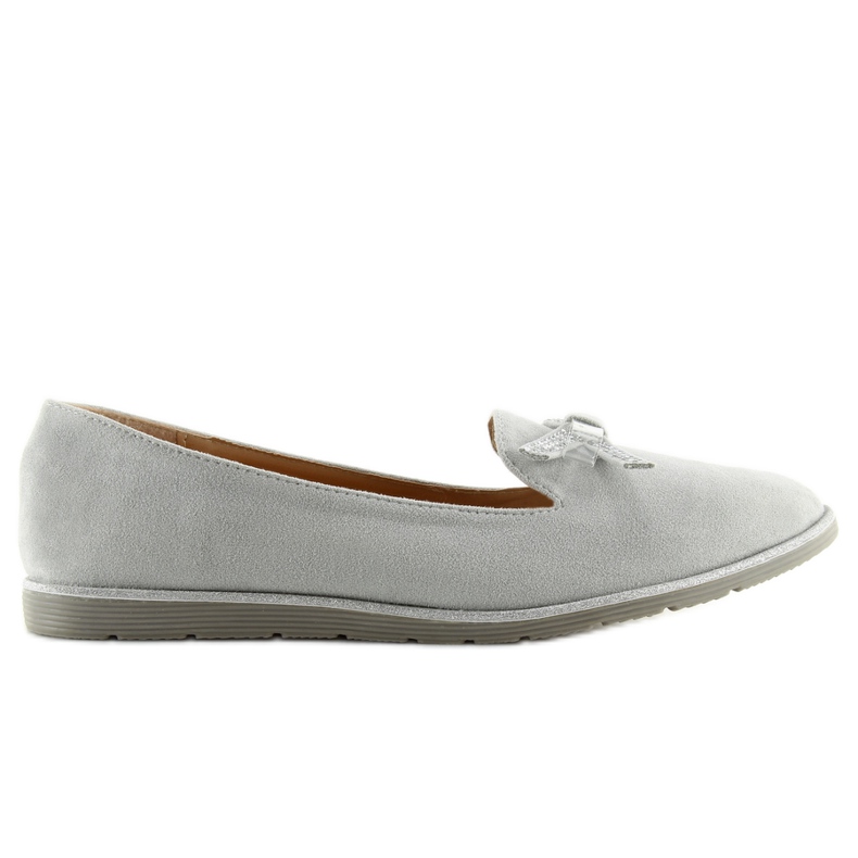 Mocassim feminino cinza JN-182 cinza