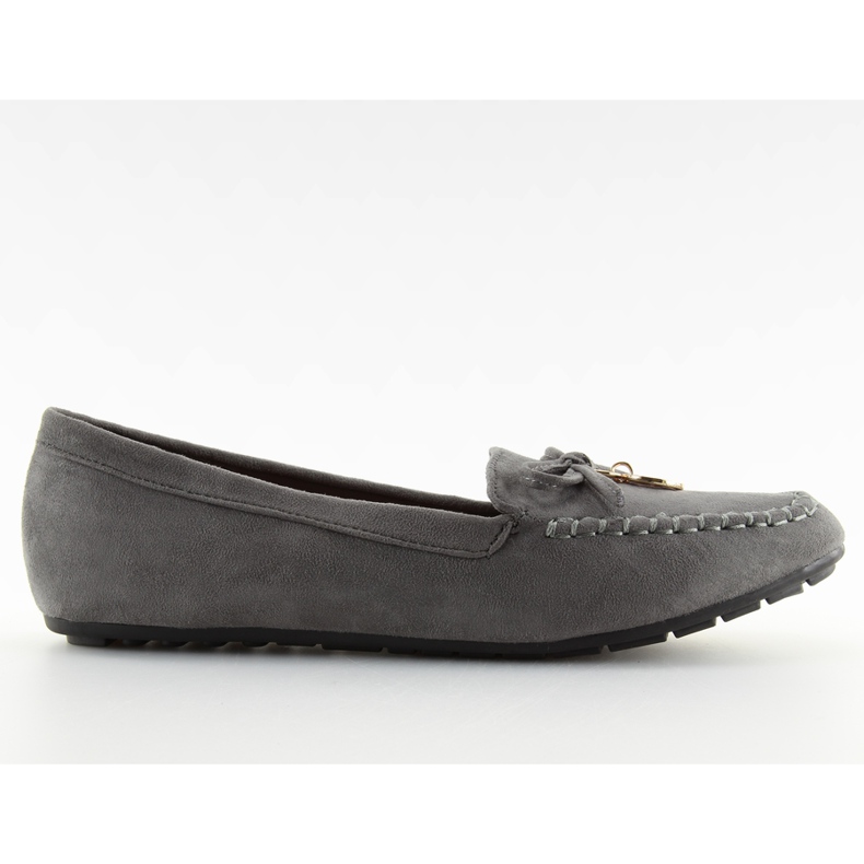 Mocassins cinza das mulheres cinza cinza FJ-002