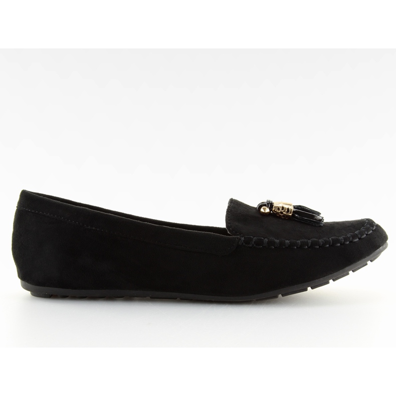 Mocassins pretos das mulheres FJ-003 preto