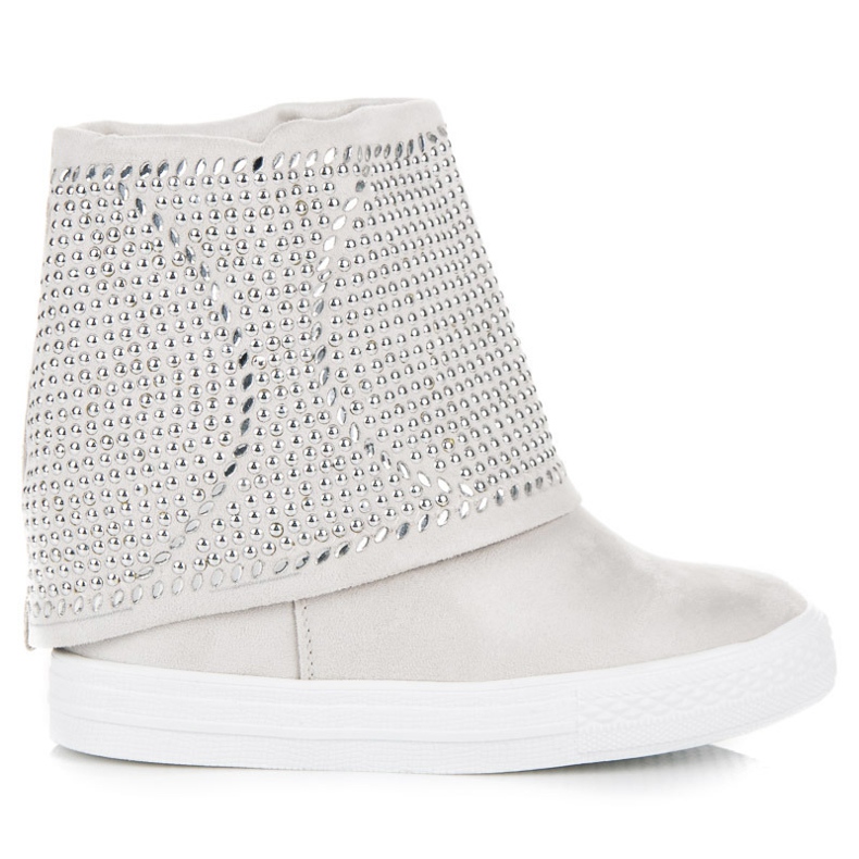 SDS Botas de primavera cinza claro