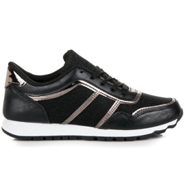 Tênis preto com glitter Tênis preto com glitter