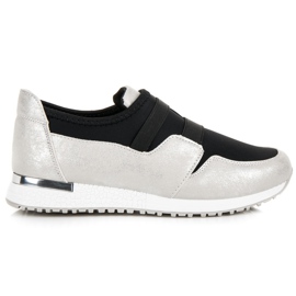 Sergio Todzi Sapatos femininos sem salto cinza