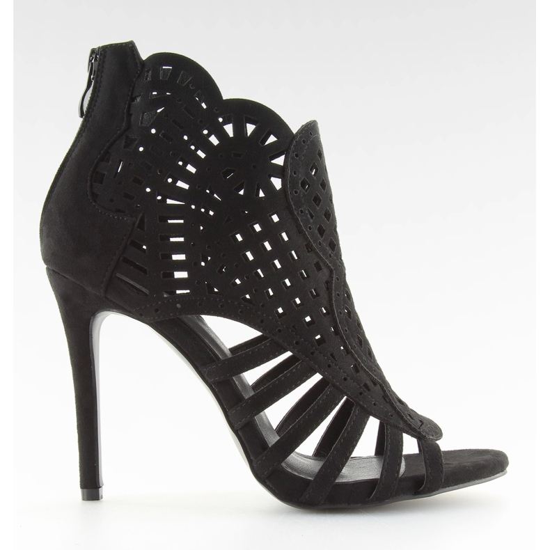 Botas pretas biqueira aberta M286 Preto