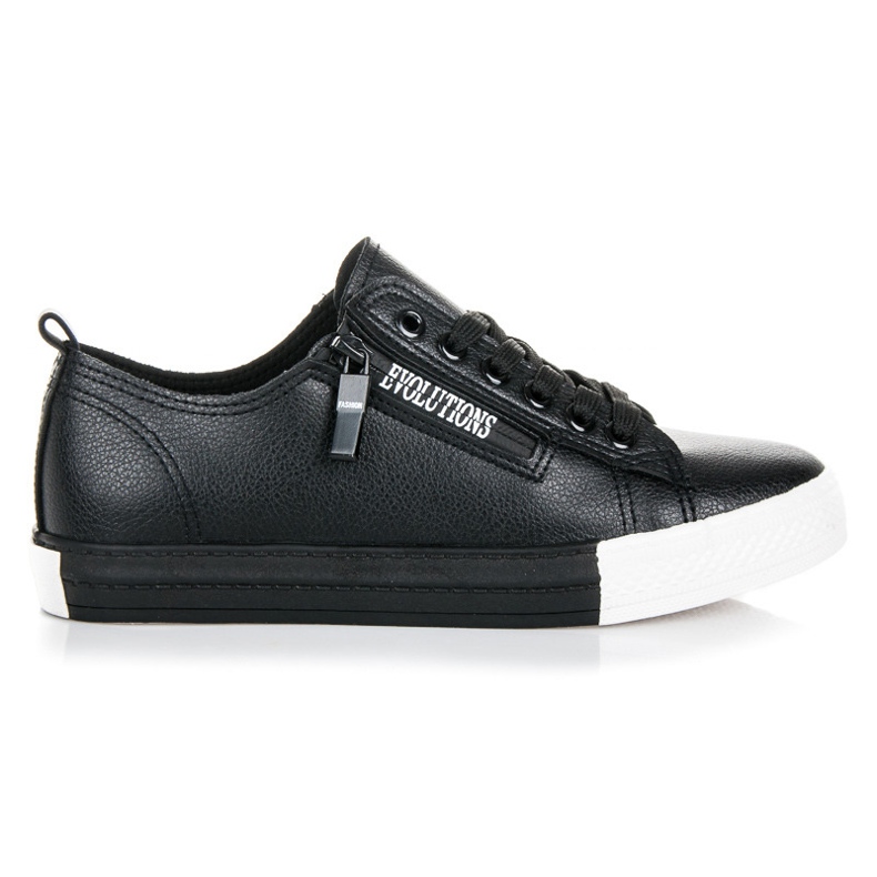 Tênis na plataforma preto