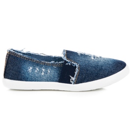 Bella Paris Tênis Jeans Slip On azul Bella Paris Tênis Jeans Slip On azul
