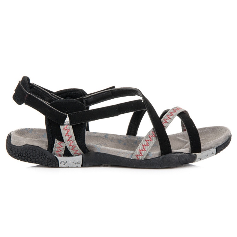 Hasby Sandálias esportivas com velcro preto