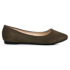 Seastar Bailarinas de camurça verde