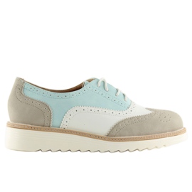 Mocassins femininos A-9250 Cinza