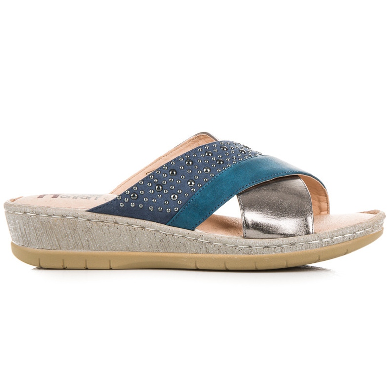 Kylie Chinelos casuais azul