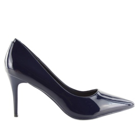 Sapatos de senhora azul marinho LEI-83 Blue azul-marinho