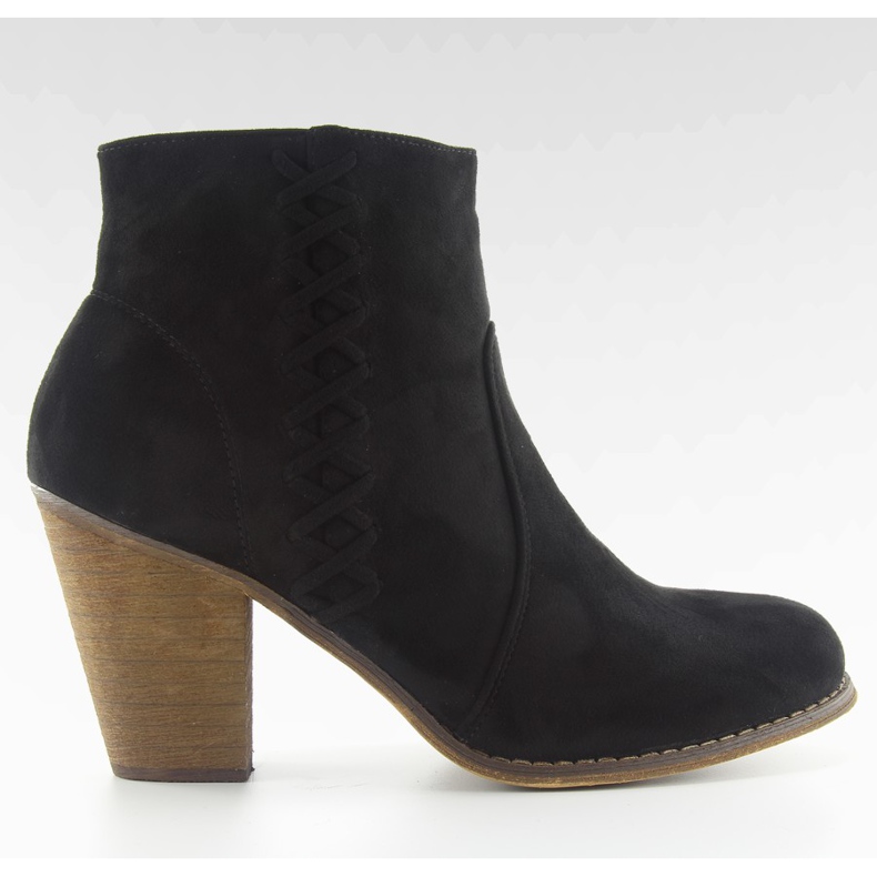 Botas cowboy de salto alto 58-386 Preto