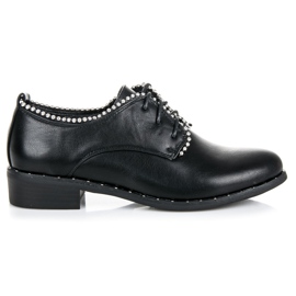 Seastar Sapatos femininos amarrados preto Seastar Sapatos femininos amarrados preto