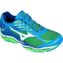 Tênis de corrida Mizuno Wave Enigma 6 azul marinho verde azul Tênis de corrida Mizuno Wave Enigma 6 azul marinho verde azul
