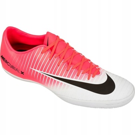Sapatos de interior Nike MercurialX Victory Vi Ic M preto, branco, rosa rosa