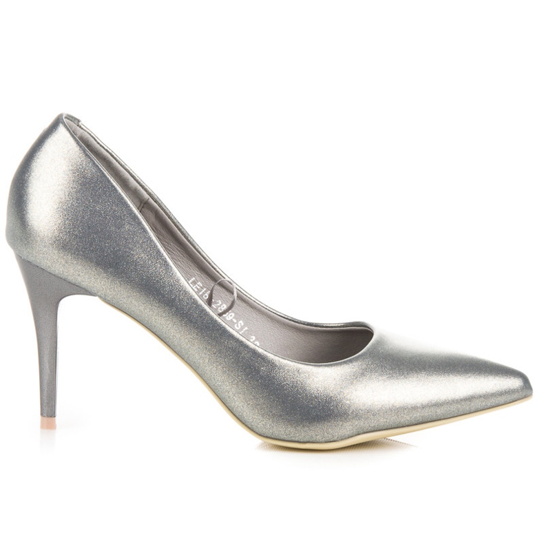 Vinceza Alfinetes de pérolas elegantes cinza