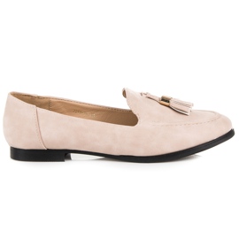 Vices Mocassins com franjas marrom