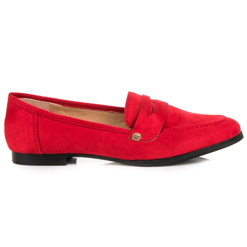 Seastar Mocassins de camurça vermelho