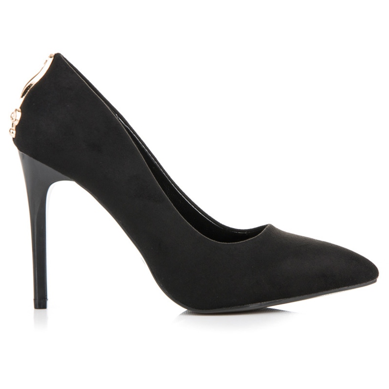 Seastar Salto de camurça com ornamento preto