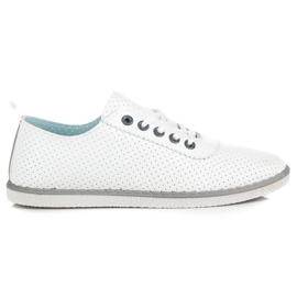 Tênis de primavera com amarração branco