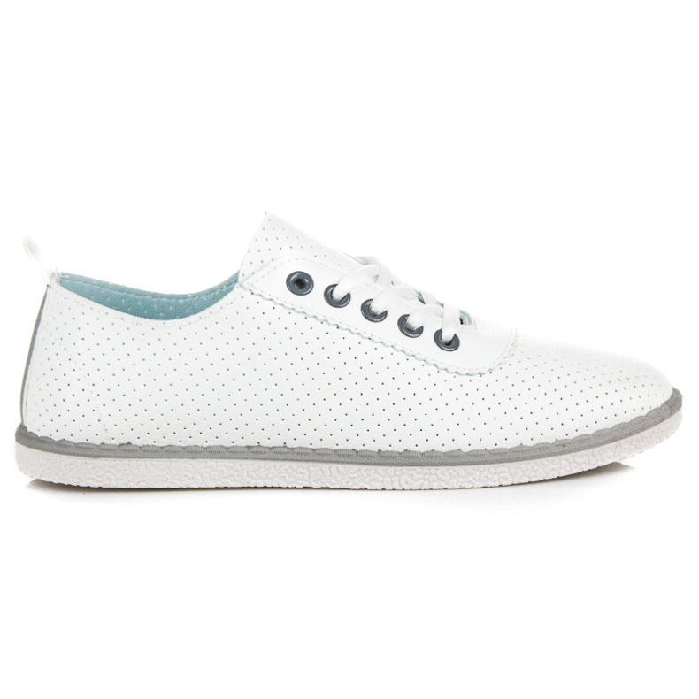 Tênis de primavera com amarração branco